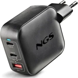 NGS BUD100WTINY Cargador de Pared GaN 100W 3 Puertos
